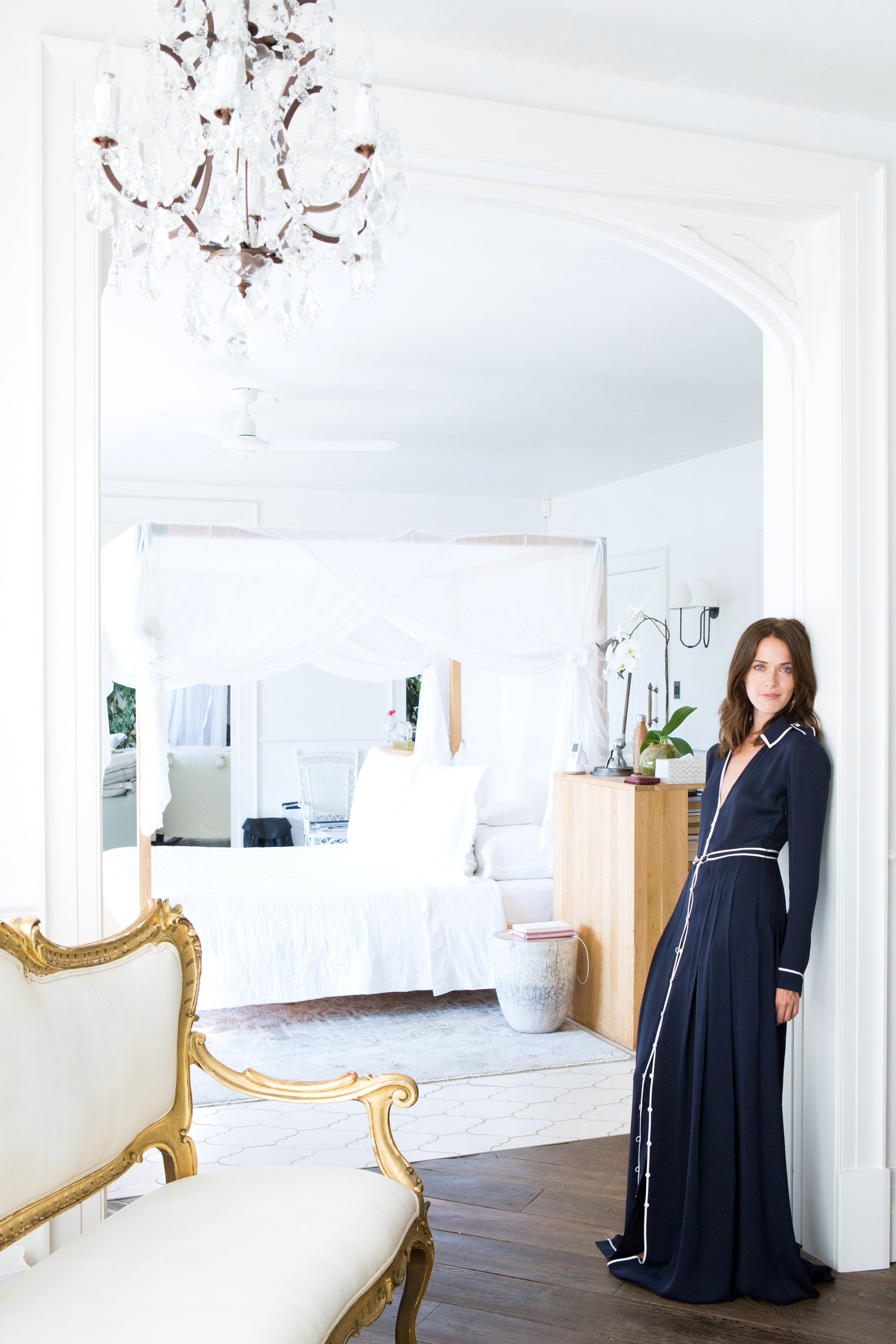 Luxury property bedroom with intricate interior details — editorial photography by Carla Coulson