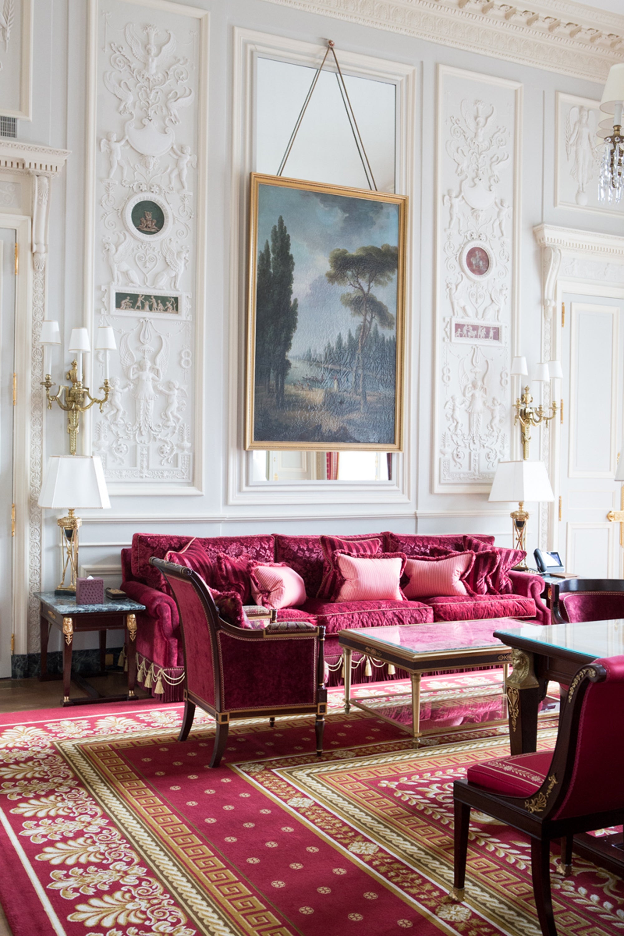 Ritz Paris Hotel suite with soft furnishings — boutique property photography by Carla Coulson