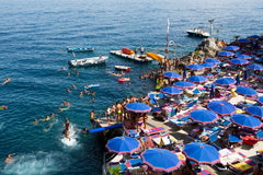Beach Cowboy - Carla Coulson Limited Edition Fine Art Print, travel photography, Italy, beaches, beach photography