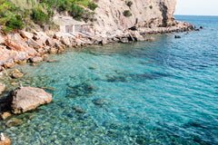 Escaping the Crowds - Carla Coulson Limited Edition Fine Art Print, travel photography, Spain, Ibiza, beaches, beach photography
