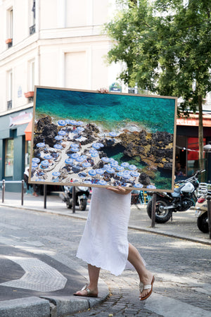 La Fontelina Beach Capri - Carla Coulson Limited Edition Fine Art Print, travel photography, Italy, beaches, beach photography