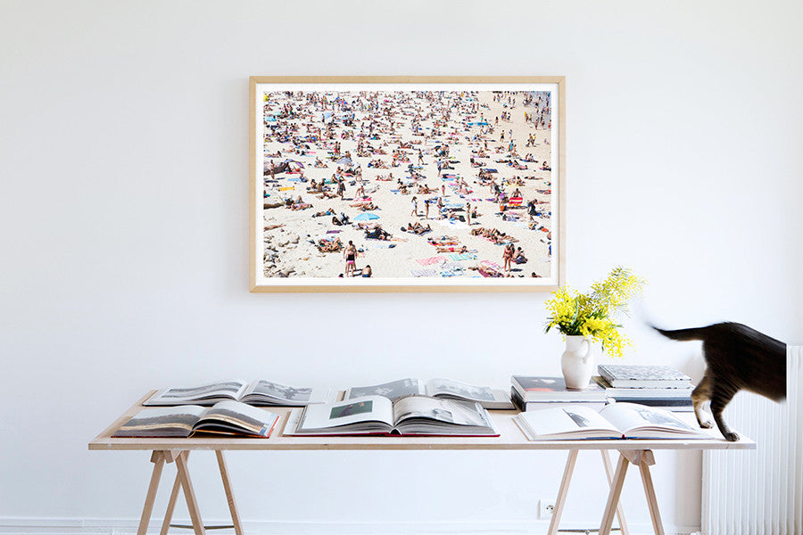 Bondi Body to Body - Carla Coulson Limited Edition Fine Art Print, travel photography, Australia, Sydney, Bondi beach, beaches, beach photography, interior design