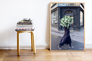 Great Future Ahead - Carla Coulson Limited Edition Fine Art Print, Lisianthus flowers, flower photography, floral art print, interior decor