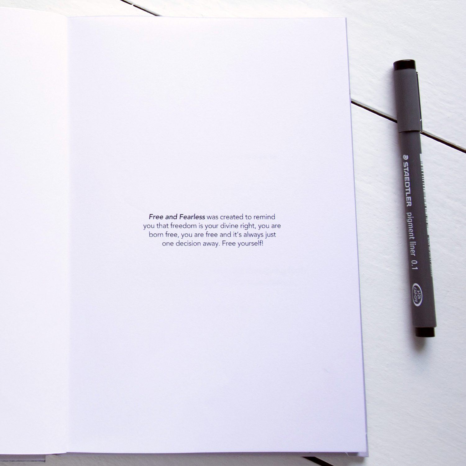 Free and Fearless - Hardcover Journal