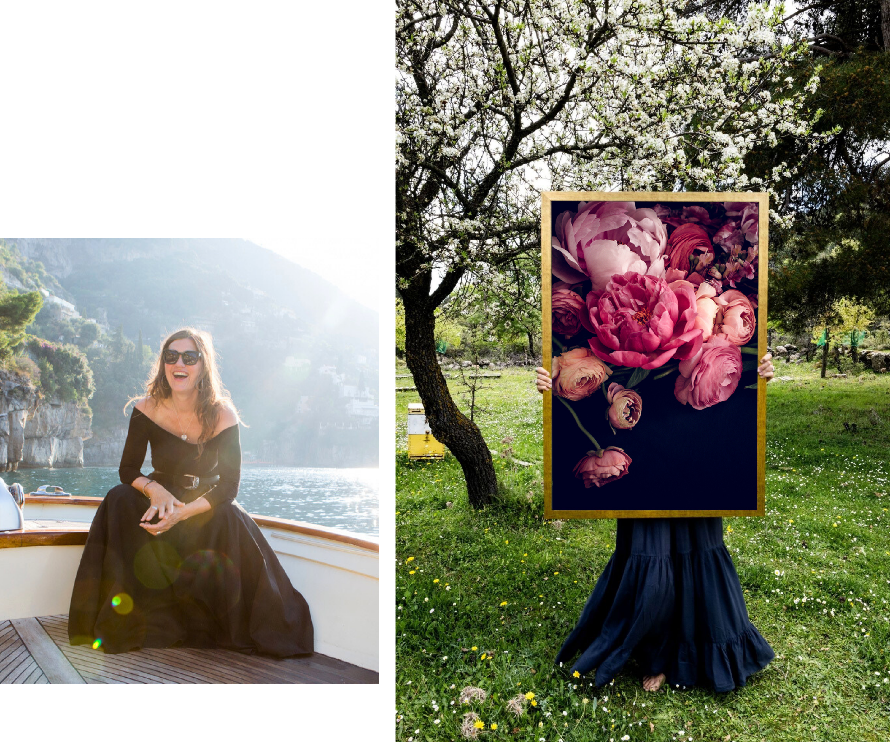 Carla Coulson with camera — fine art and travel photographer based in Greece