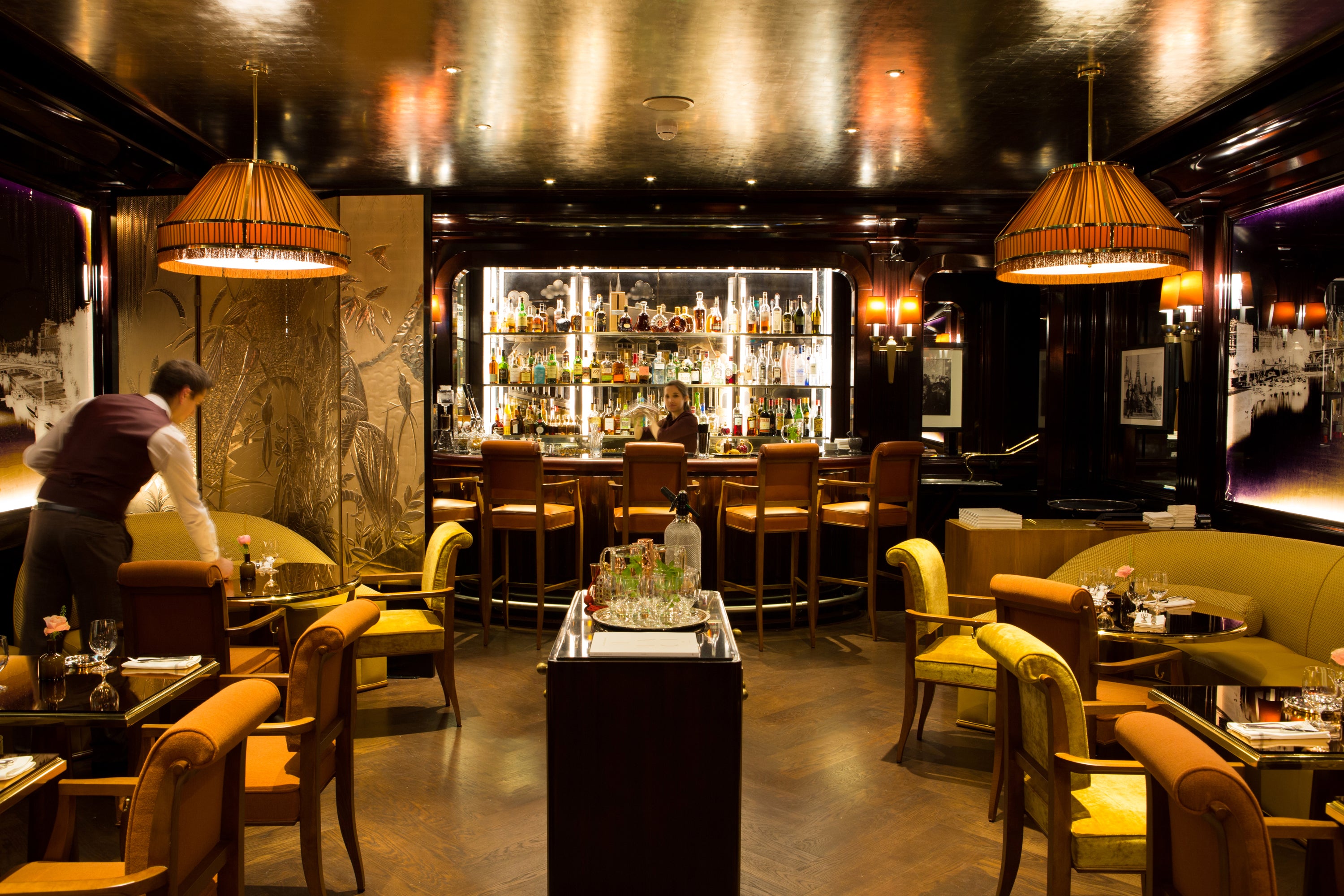 Ritz Paris salon or bar, luxury interior photography — Carla Coulson