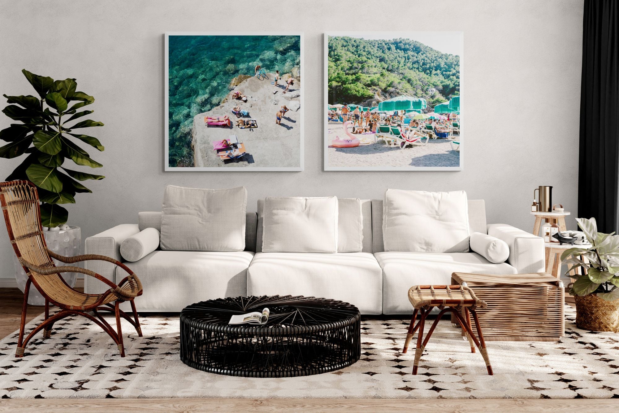 Pink Flamingo Ibiza - Square