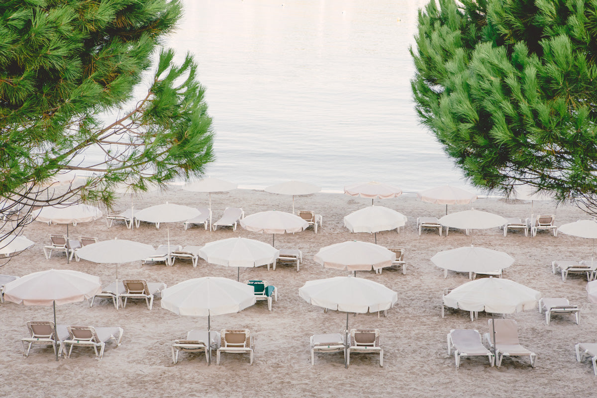 Between the Trees Ibiza - Carla Coulson Limited Edition Fine Art Print, travel photography, Spain, Ibiza, beaches, beach photography