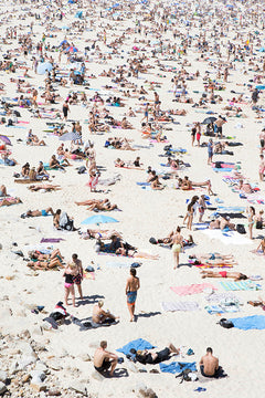 Bondi body to body vertical - Carla Coulson Limited Edition Fine Art Print, travel photography, Australia, Sydney, Bondi beach, beaches, beach photography