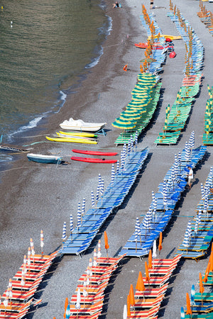 Fornillo Before The Bodies - Carla Coulson Limited Edition Fine Art Print, beaches, travel photography, Italy, beach photography