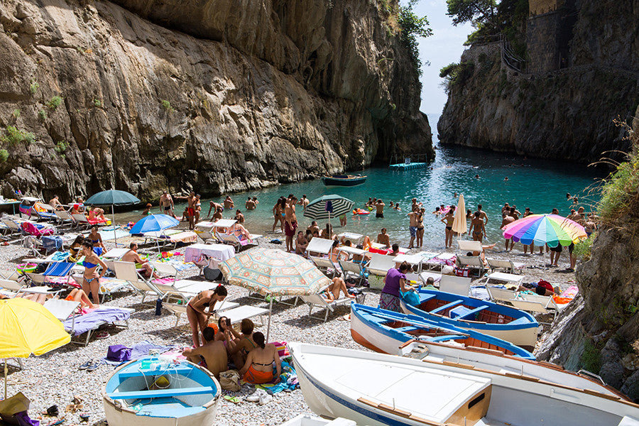 Furore Retro - Carla Coulson Limited Edition Fine Art Print, travel photography, Italy, beaches, beach photography