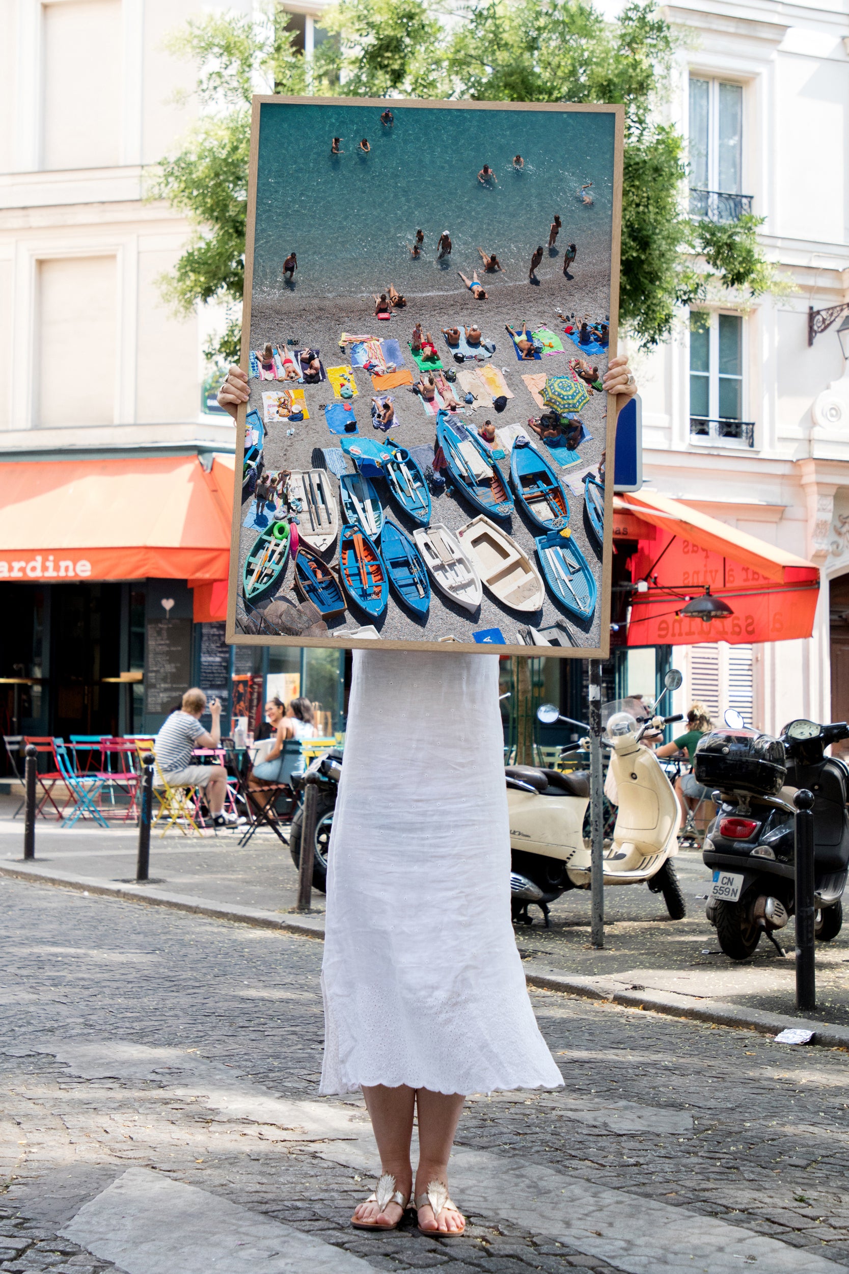 La Praia Beach Praiano - Carla Coulson Limited Edition Fine Art Print, travel photography, Italy, beaches, beach photography