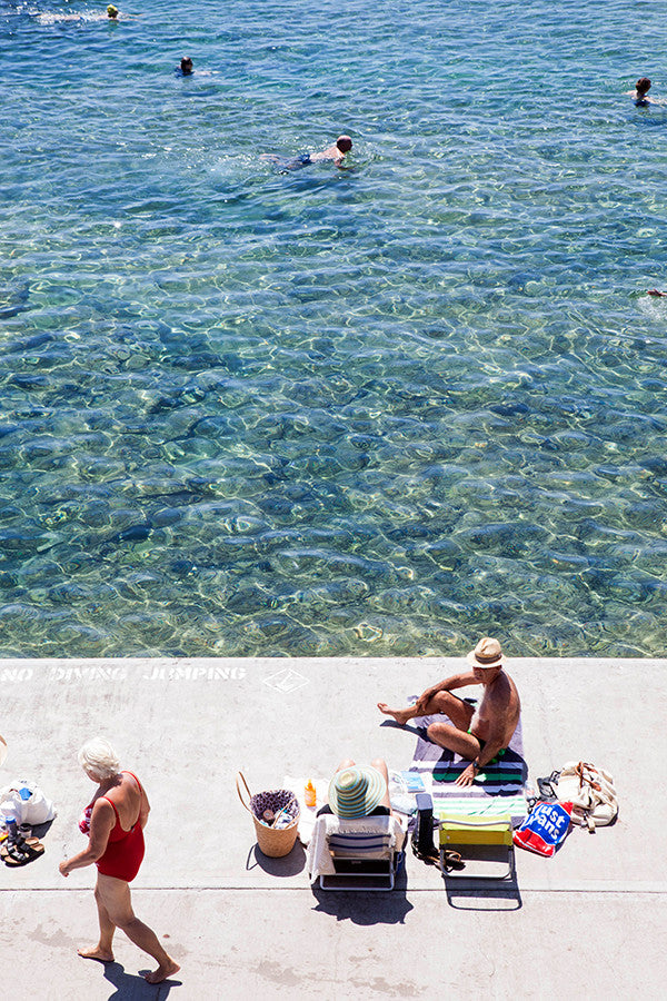 Wylies Baths The Chat - Carla Coulson Limited Edition Fine Art Print, travel photography, Australia, Sydney, Bondi beach, beaches, beach photography
