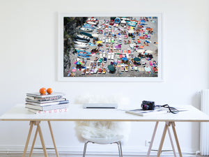 Furore Fjord Beach - Carla Coulson Limited Edition Fine Art Print, travel photography, Italy, beaches, beach photography, interior design