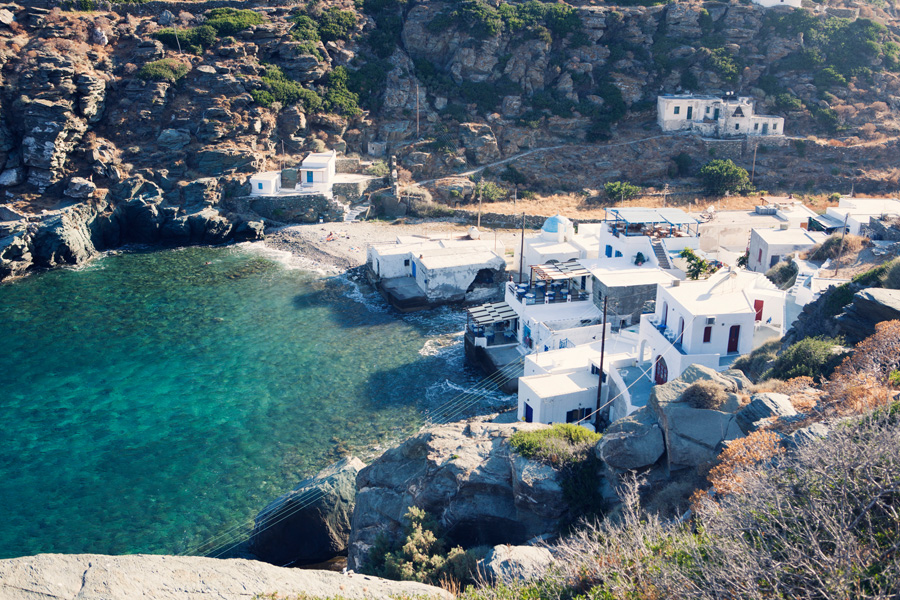 Photo of beach and white houses Sifnos 
