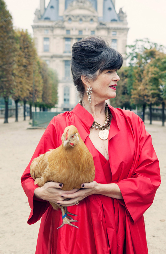 La Contessa Carla Coulson portrait shoot Paris