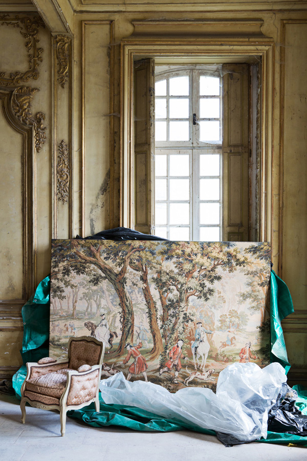 chateau gudanes, carla coulson, karina waters, french chateau, tapestry, 