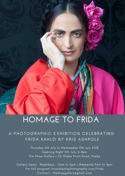 Homage to Frida Exhibition Invite
