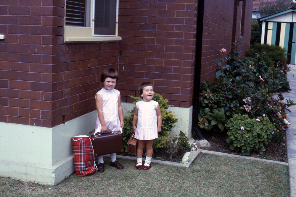 Image first day of kindergarten Australia 1960's
