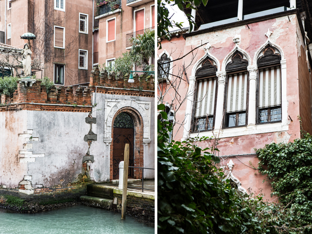 backstreets of venice gothic windows and private courtyard by carla coulson