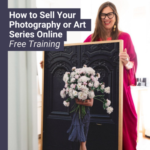 If you want to learn how to take/create your body of work and sell it online, join my Free Training by clicking above.