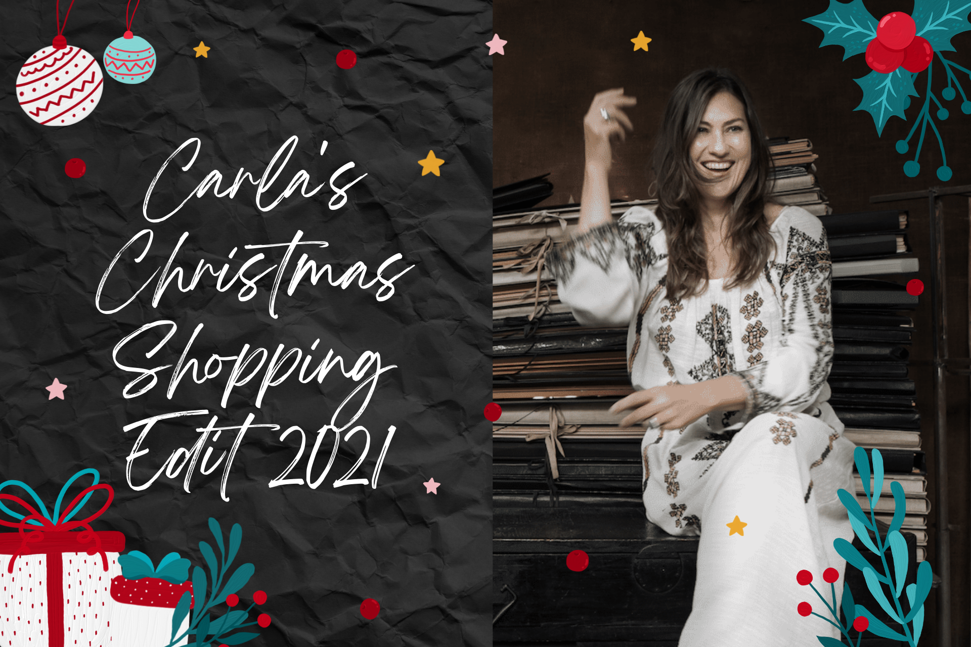 Carla Coulson, Christmas Shopping Edit 2021, Susan Papazian
